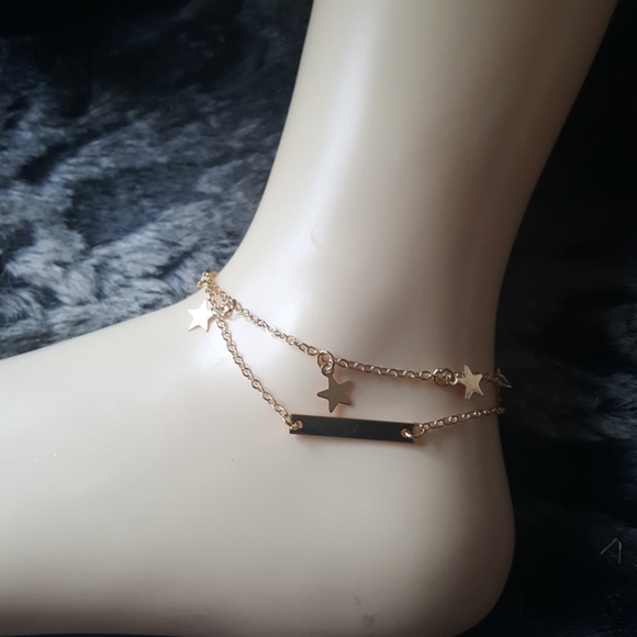 Stars & bar anklet. NWOT - Picture 2 of 7